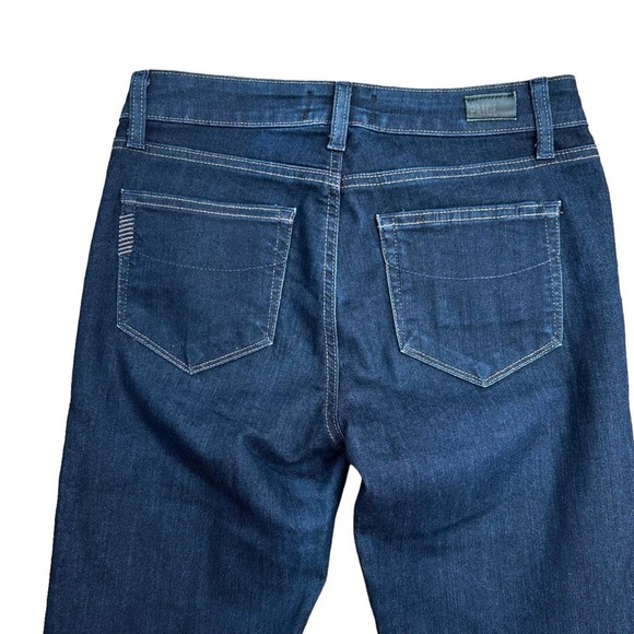 Paige Jeans Skyline Skinny Womens Mid Rise Dark Wash USA Made Stretch Soft 27 - Picture 9 of 9